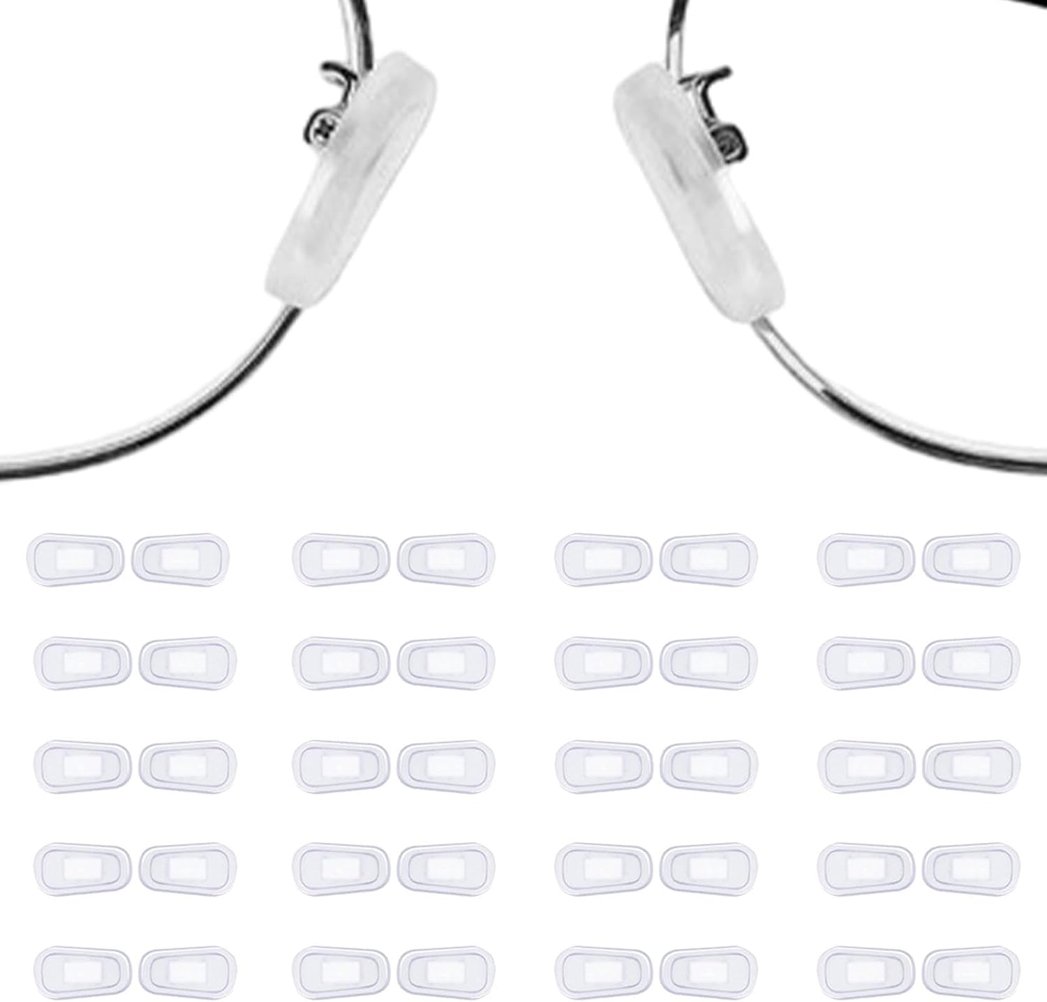 20Pairs Glasses Nose Pads,Nose Pads for Glasses,SlipOn Eyeglass Nose