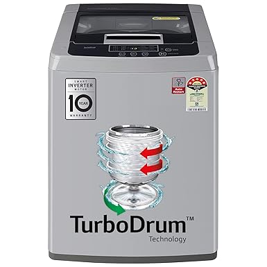 LG 6.5 Kg 5 स्टार स्मार्ट इन्वर्टर टॉप लोडिंग वॉशिंग मशीन