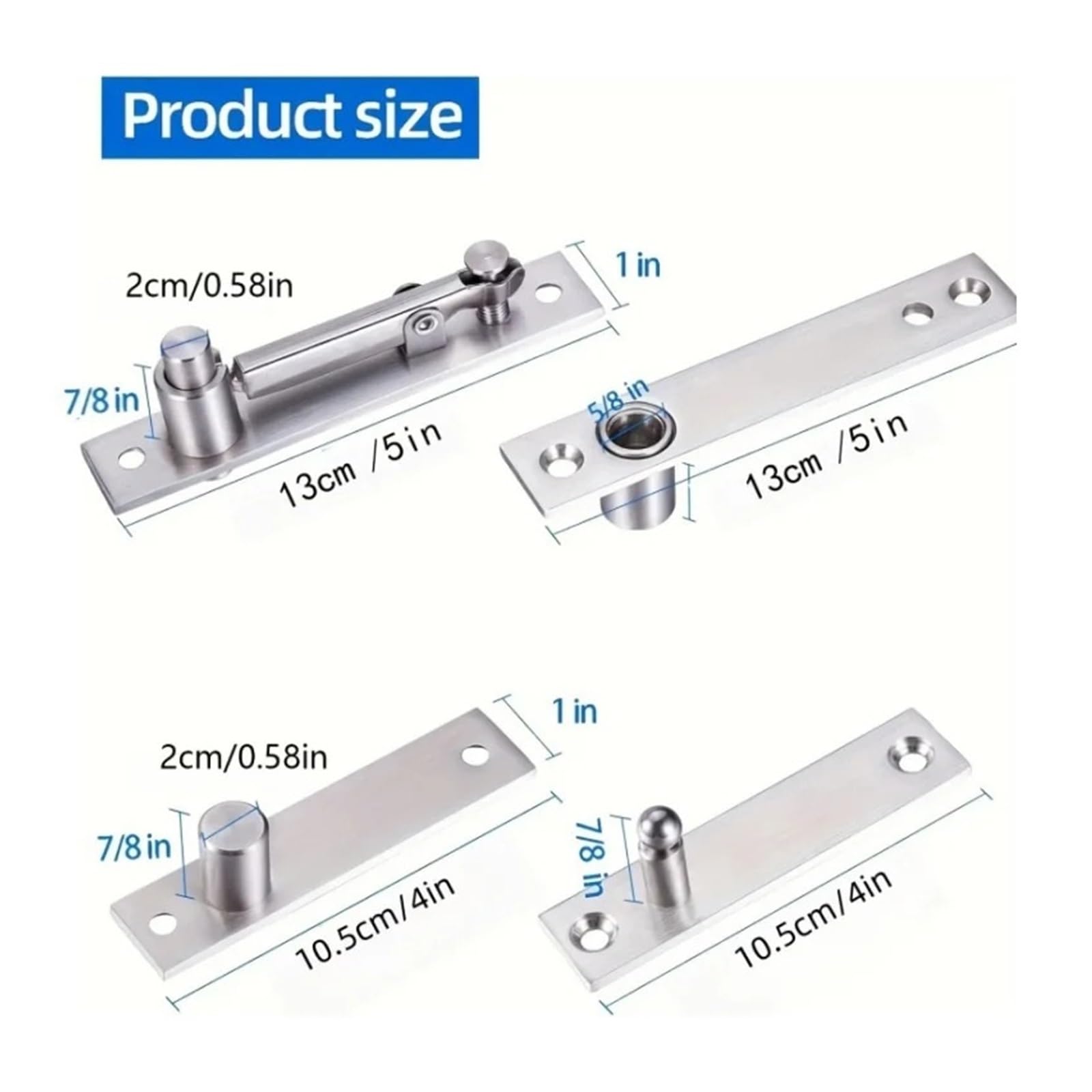 2 Sets 360° Verstecktes Drehscharnier For Tür