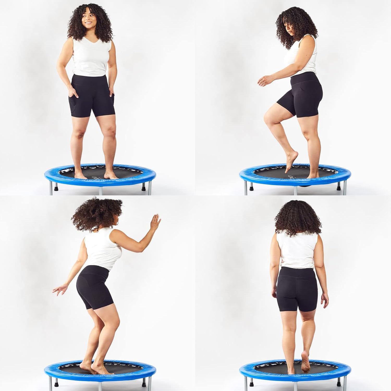 Maggie's Organic Cotton Blackout Base Layer Legging Shorts - Stretch Womens Workout Shorts - Image 3