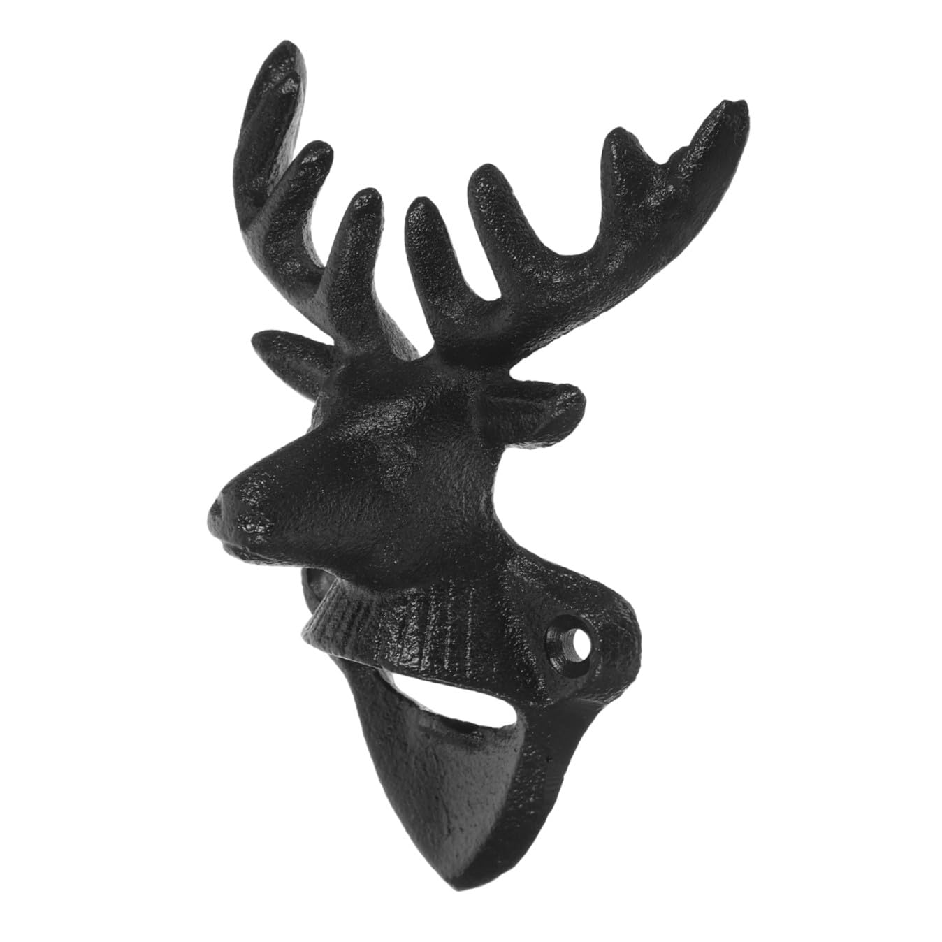 MAGICLULU Abridor De Botellas De Cerveza De Metal Resistente De 4 Piezas Con Forma De Asta De Ciervo Para Montar En La Pared O Portátil Para Fiestas Y Graduaciones.