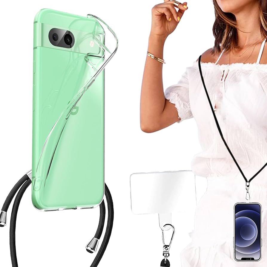 Google Pixel 8a ミントグリーン ケース付き Amazon.co.jp: Google Pixel 8a ケース ショルダー クリア グーグル
