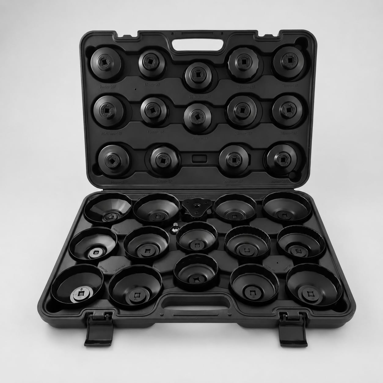 Ölfilter Ölfilterkappensatz Ölfilterschlüsselsatz, 30-teilig, 65–108 mm