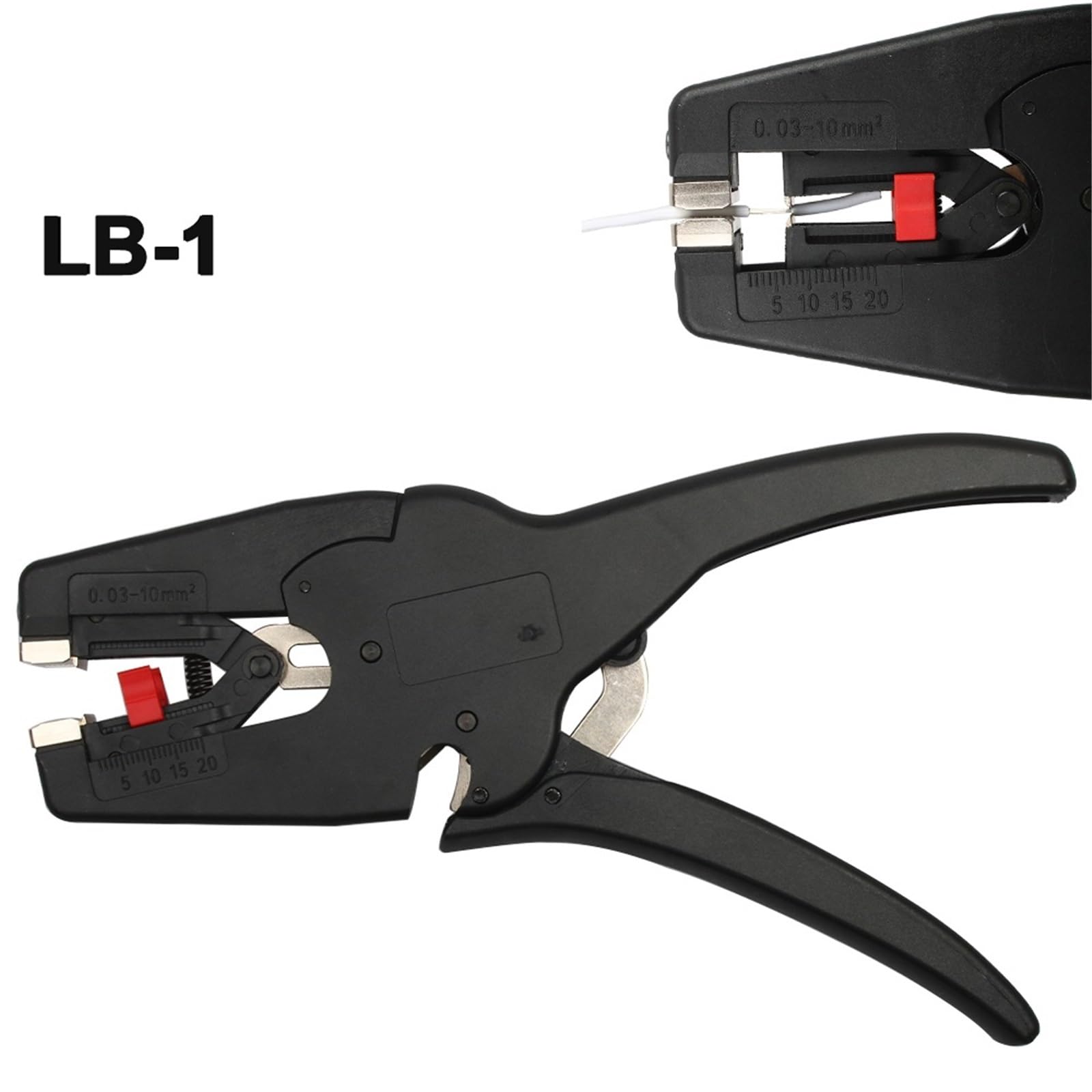 Alicates pelacables automáticos de 0,08-10 mm², 32-7 AWG, FS-D3, multiherramienta ajustable de 0,03-6 mm².(LB-1)