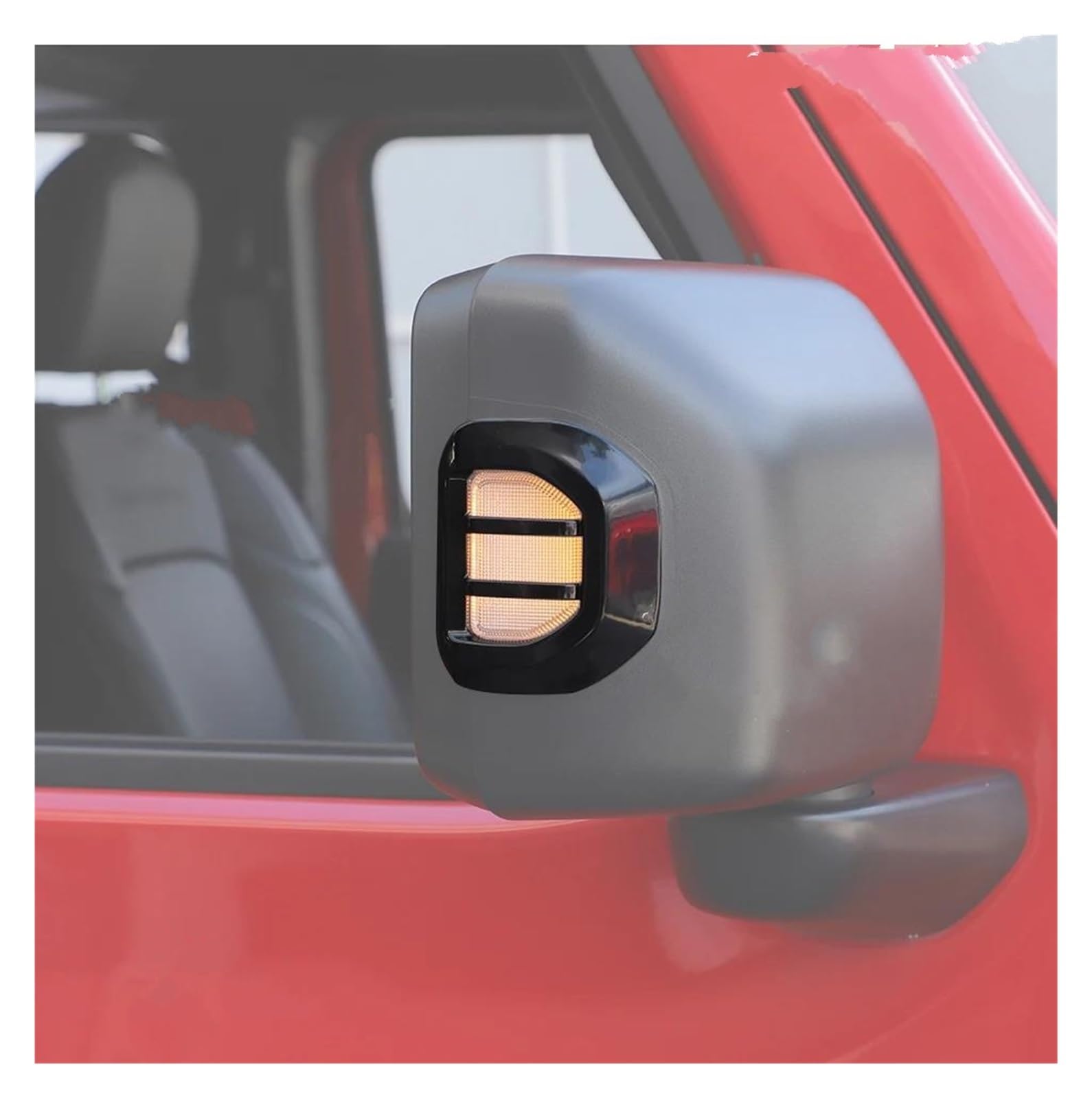 Protector De Luz Trasera Cubierta Embellecedora Luz Trasera Para Faro Coche Decoración Señal Giro Espejo Retrovisor Para Jeep Para Wrangler JL 2018 Up Cubierta De Luz Trasera | C Style