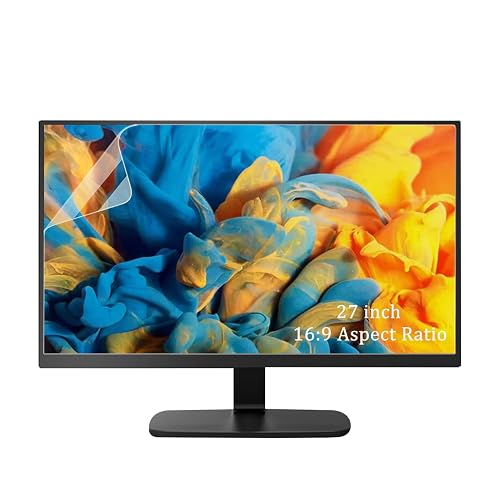 2 Pack 27" Anti Glare Screen Protector for 27-inch 16:9 Widescreen Desktop PC LED Monitor, 27-inch Sceptre/LG/Dell/HP/Acer/ViewSonic/ASUS/Aoc/Samsung Widescreen Monitor Matte Screen Protector