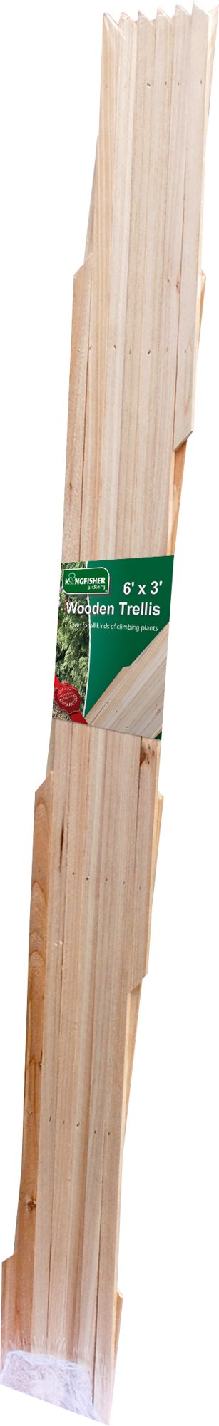 Kingfisher TRELIS3 6 x 3 ft Garden Trellis - Brown