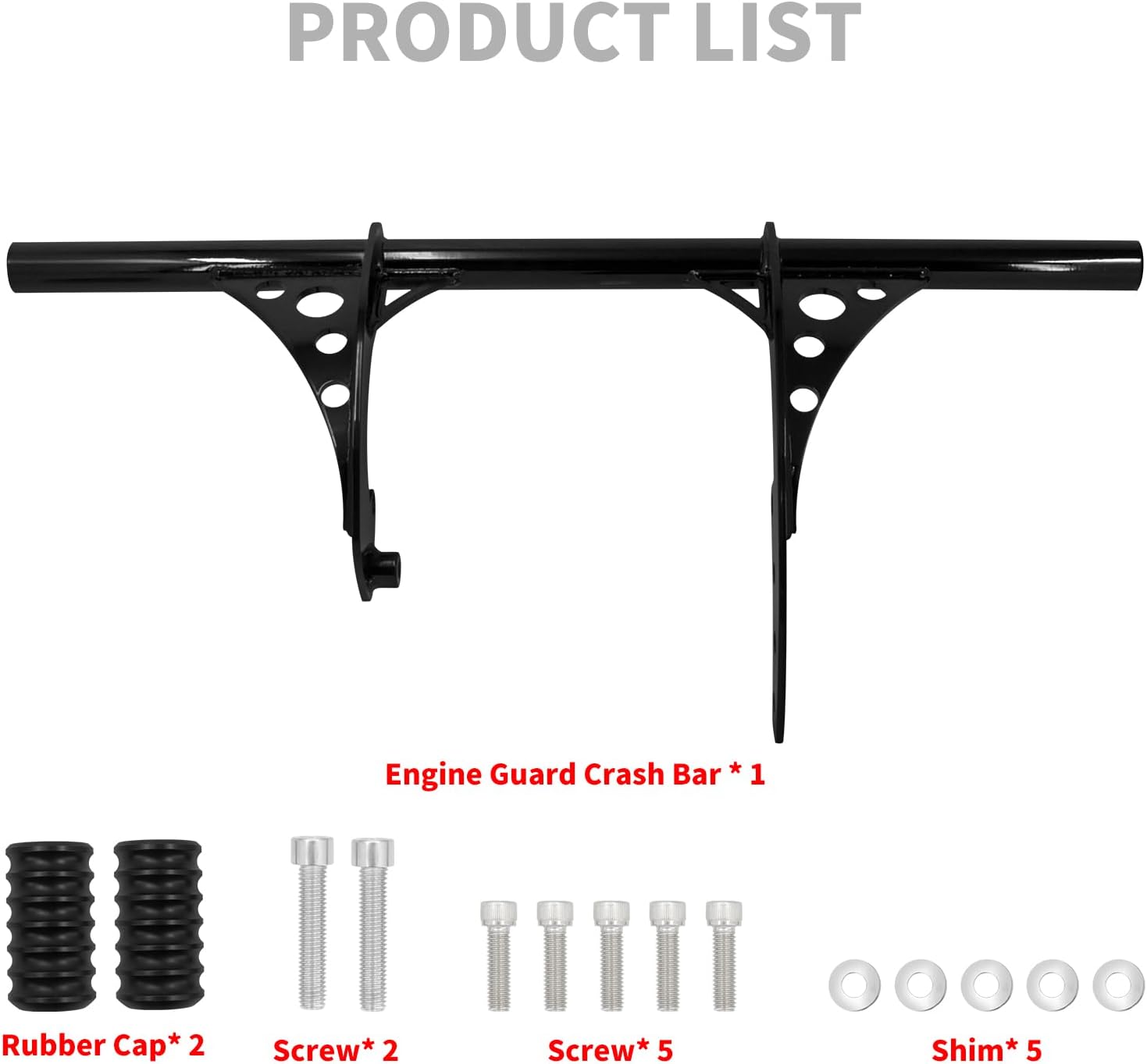 Highway Engine Guard Crash Bar Protector Fit For Harley Softail Street Bob FXBB Low Rider FXLR FXLRS Standard FXST 2018-2025