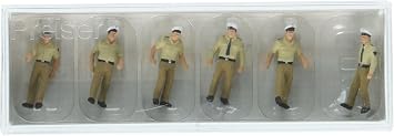 Preiser 10340 German Police Assorted Policemen HO Model Figure