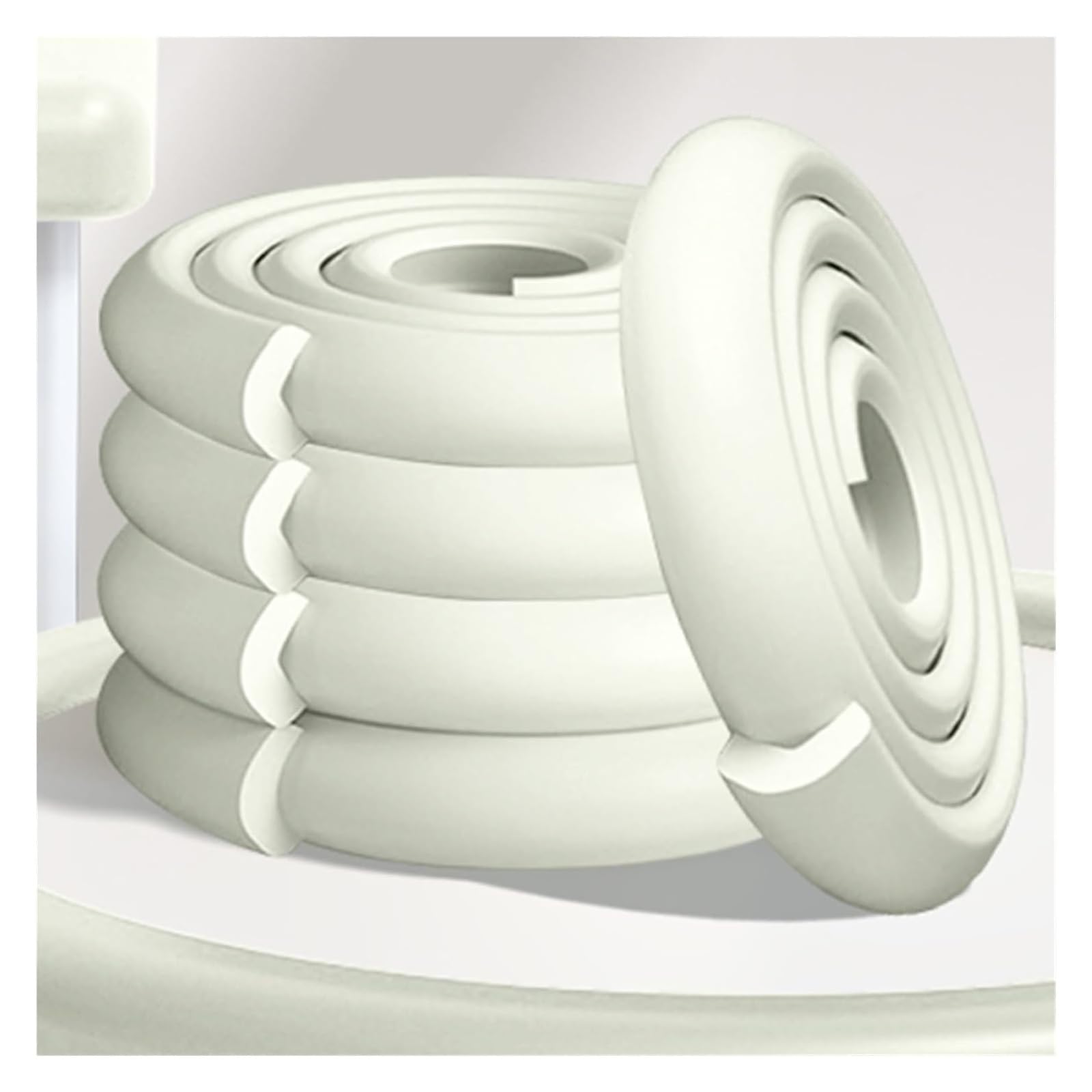 Bandes de sécurité en Mousse, Bandes Anti-Collision, Protection d'angle pour Marge/Marron/5 m/16,4 pi