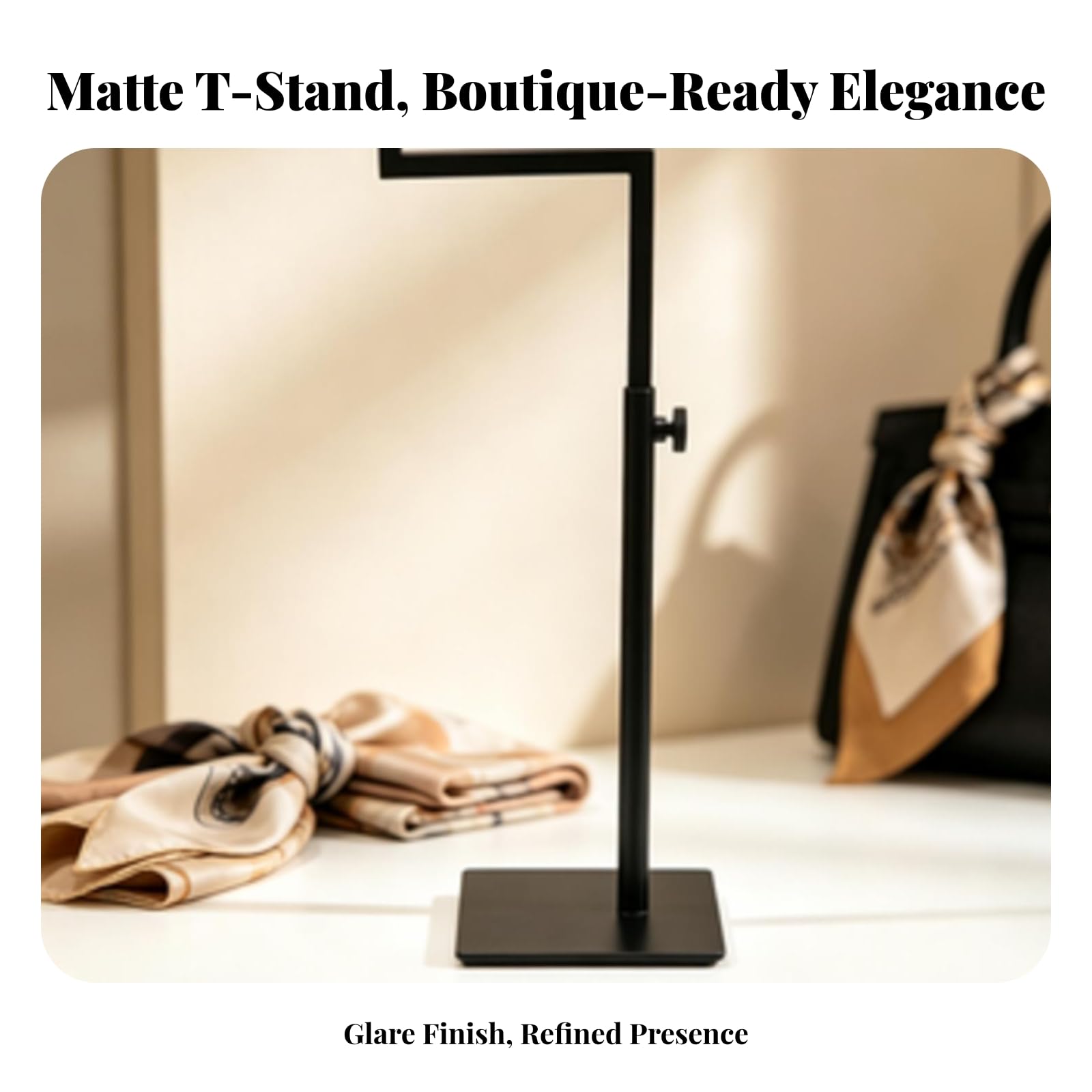 Warenstän vstellbar Höhe Präsentationsständ, vielseitig, Halt, für Schaufenst, Showroom, Boutiquebesitz, Einzelhändl