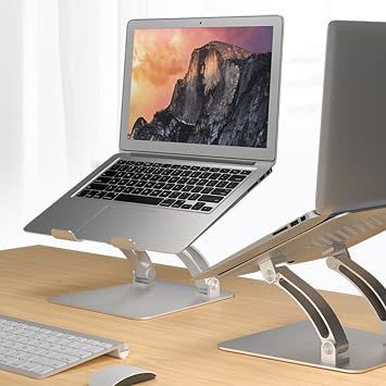Laptop Stand Adjustable Portable Aluminum Folding Notebook Computer Heat Dissipation Bracket For 11-17.3 Tablet Holder Stand Desk