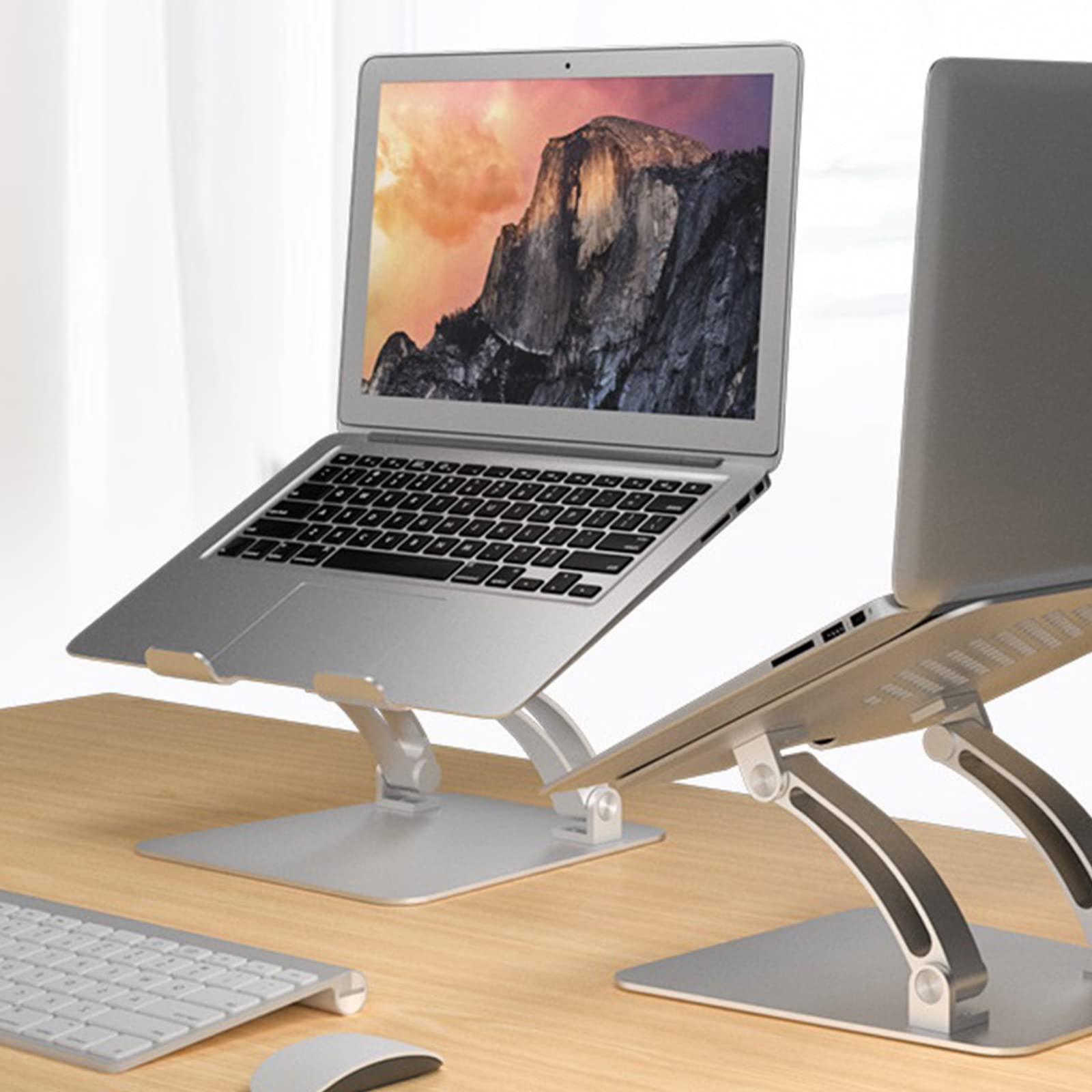 Soporte ajustable portátil de aluminio plegable de disipación de calor para laptop de 11 a 17.3 pulgadas