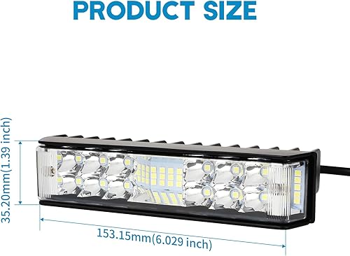 Miniatura 7 de Alpha Rider Kit de faros delanteros para motocicleta Talaria Sting R MX4 LED blanco brillante 6000 K alta transmitancia Plug and Play blanco