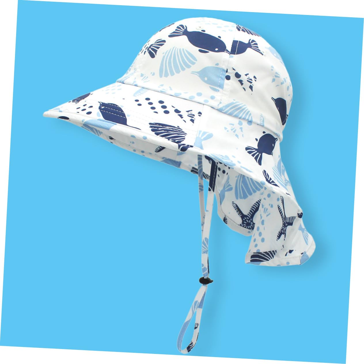 Parasol Sombrero de protección Solar Gorro de Verano para Bebe Refugio de Playa Tienda de campaña Neto Guardia Sombrero de Sol de Dibujos Animados Sombrero al Aire Limpiar