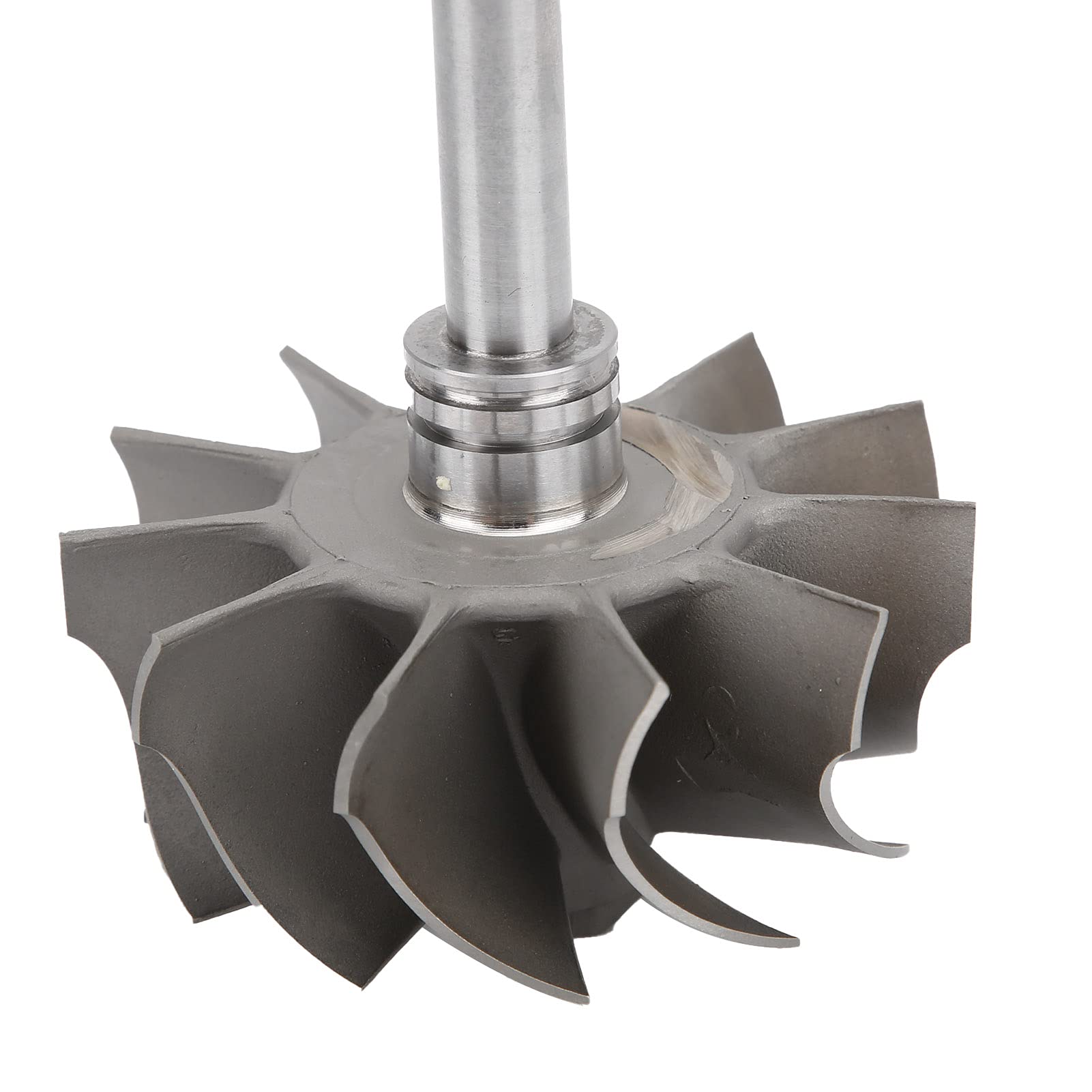 Kompressor‑Turbo‑Turbine‑Rad, 11 Schaufeln, Metall, H1C WH1C – kompatibler Ersatz für Garrett TO4/T04 Turbolader; hochdurchflussstarkes, präzisionsbalanciertes Rad für geringeren