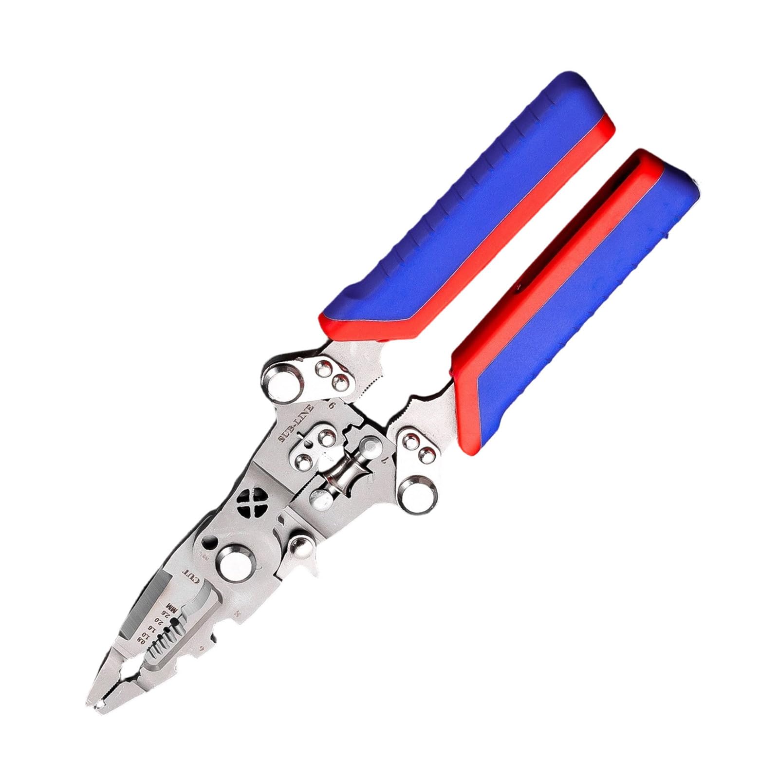 Multifunction Wire Stripper Cutter Voltages Alarm Tester Electrician Tool for Home and Professional Use Wire Crimpers Electrical