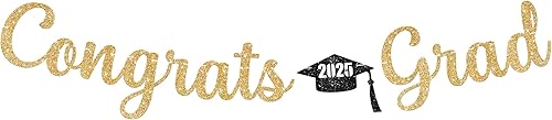 Vista 45 de KatchOn, Cartel de fotos de graduación verde 2025 – grande, 10 pies, pancarta de graduación 2025 Decoraciones de fiesta de graduación 2025