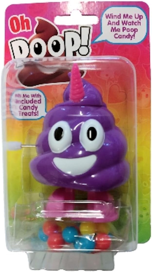 Oh Poop! Emoji Poop Candy Pooper (Purple Unicorn)