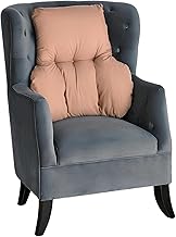 Easylife NHS Back Support Cushion, Lumbar Support Cushion for Chair and Car, Corrects Posture and Treats Back Pain, H63cm x D30cm x W40-60cm, Cream