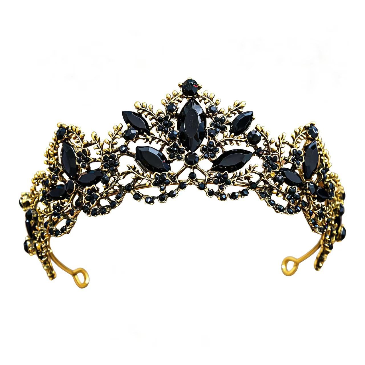 Corona de cristal para novia tiara vintage con brillantes accesorios para vestidos de boda