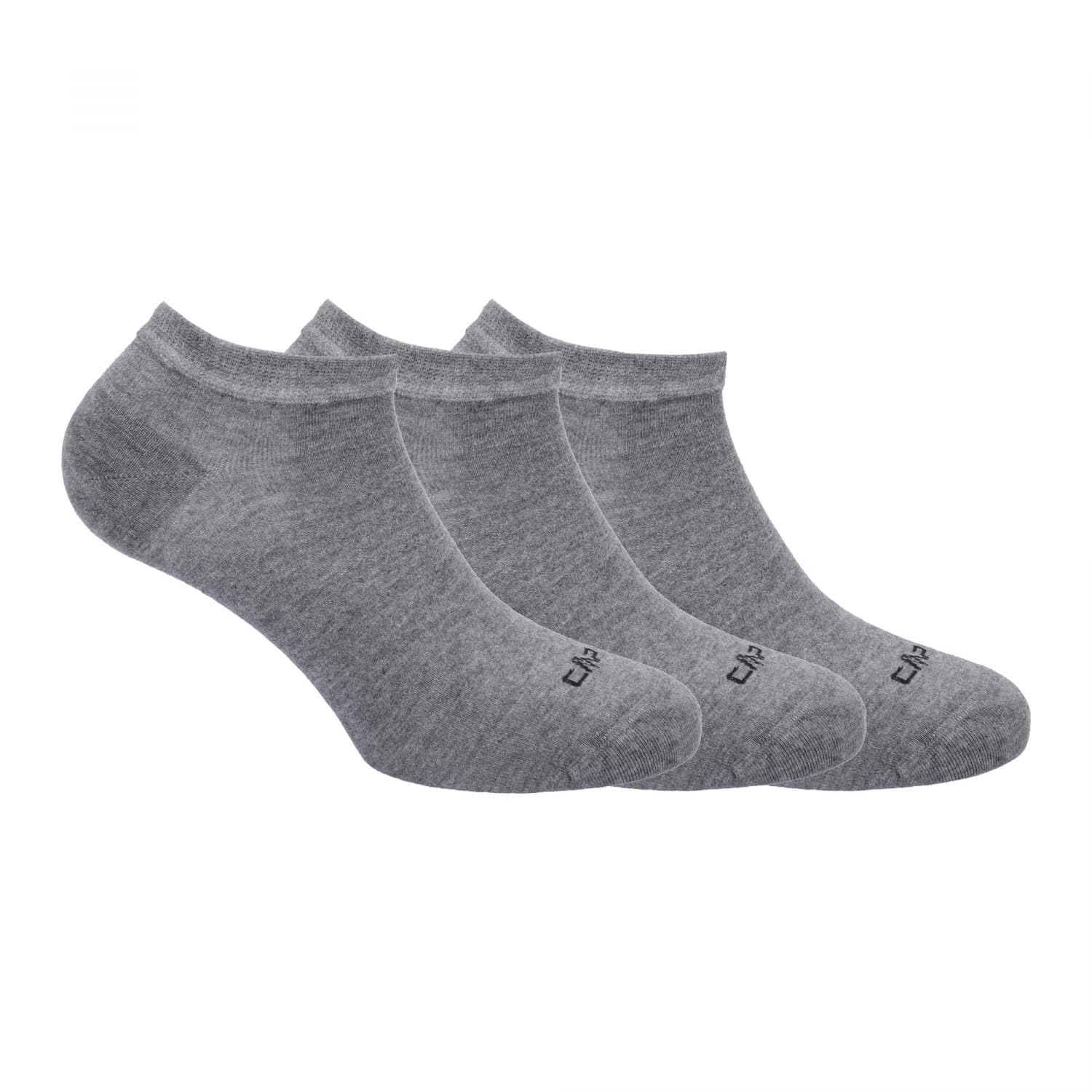 CMP - Bamboo Invisibile Sock Tripack, I smoke Mel., 43/45