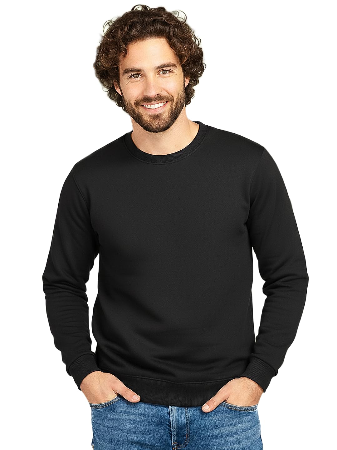 Neostreak Men's Cotton Round Neck Full Sleeve Sweatshirt
