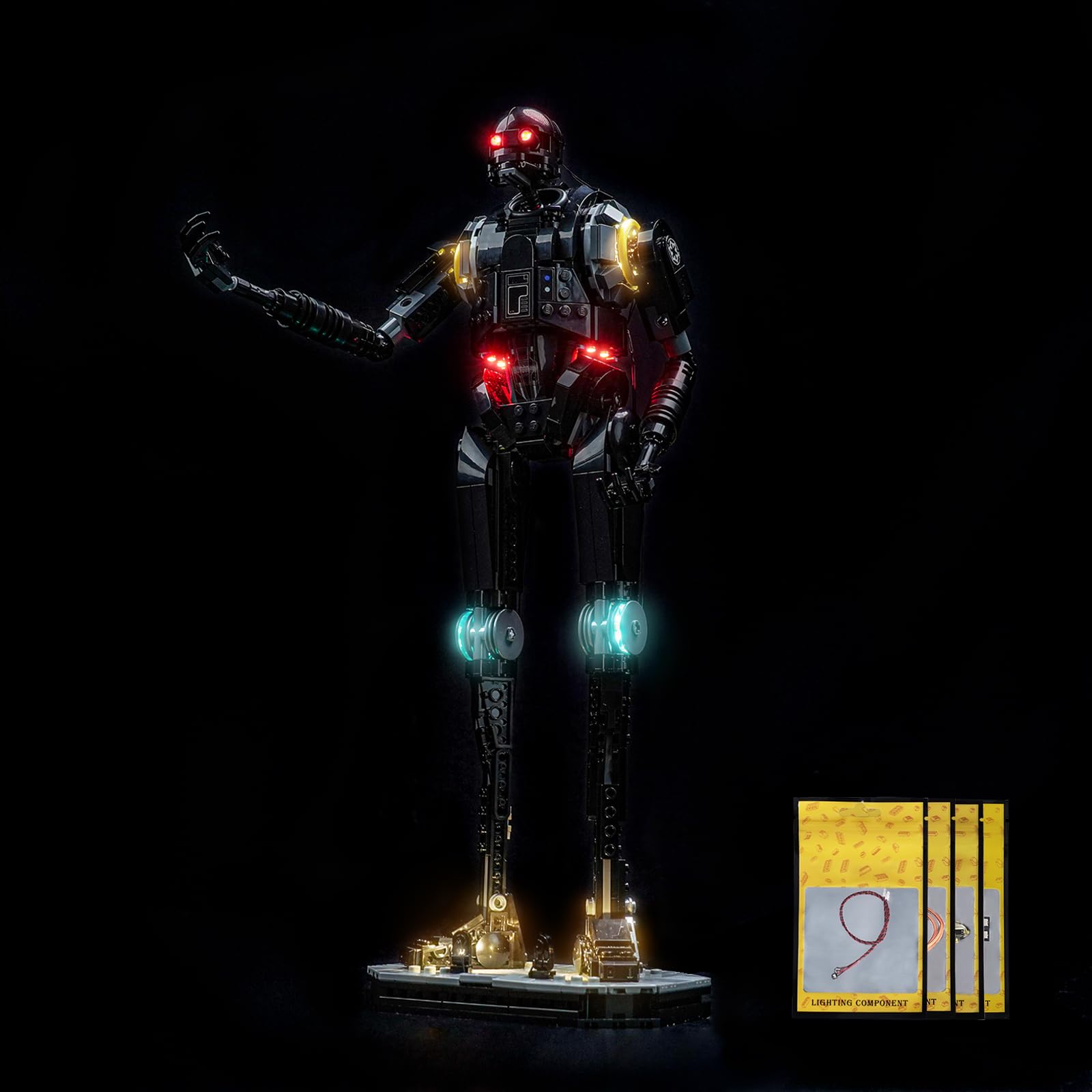 Light Kit Compatible with Lego 75434 K-2SO Security Droid (No Model) - Image 4