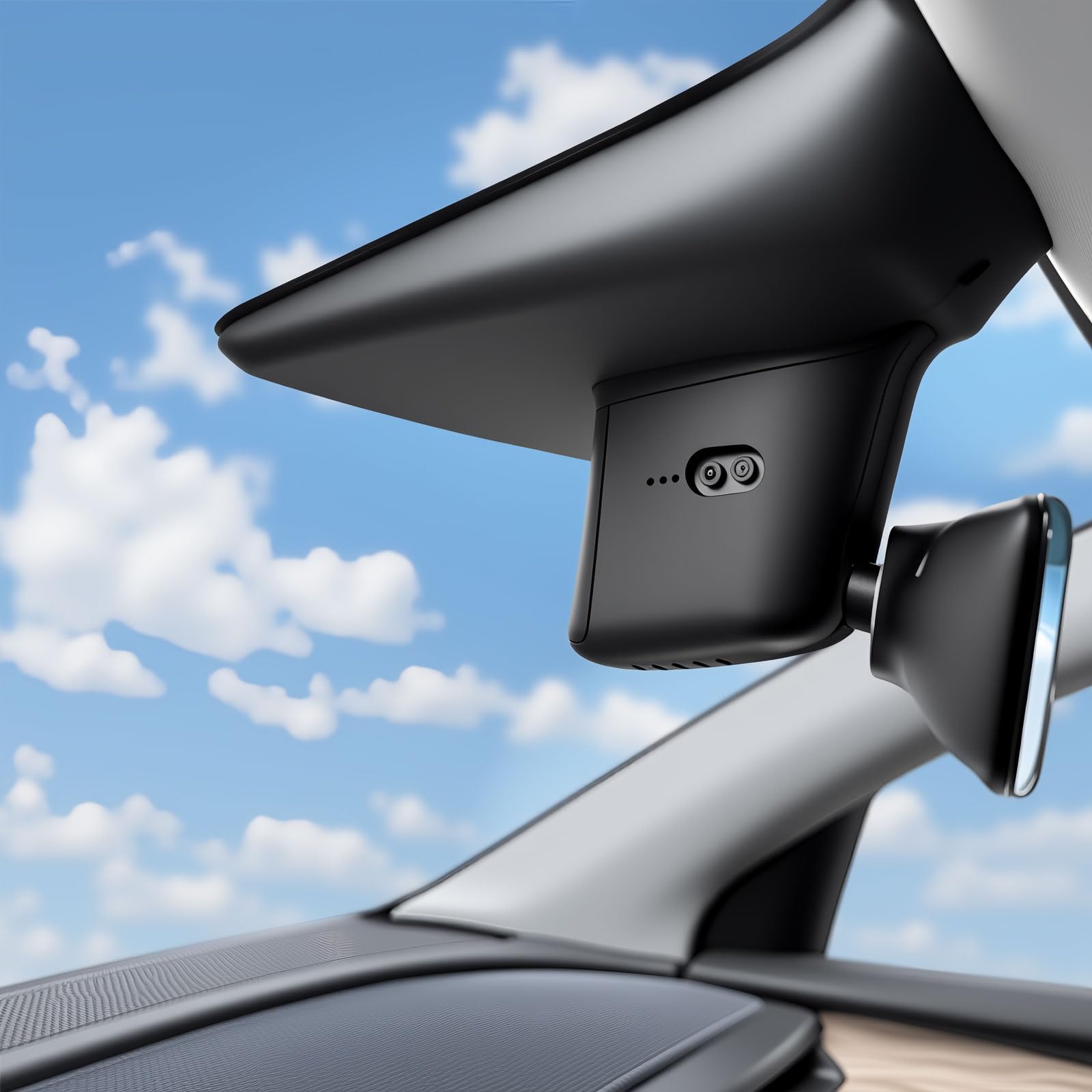 Dash Cam 2K+1080P, dopasowana do Tesla Model S 2014-2015