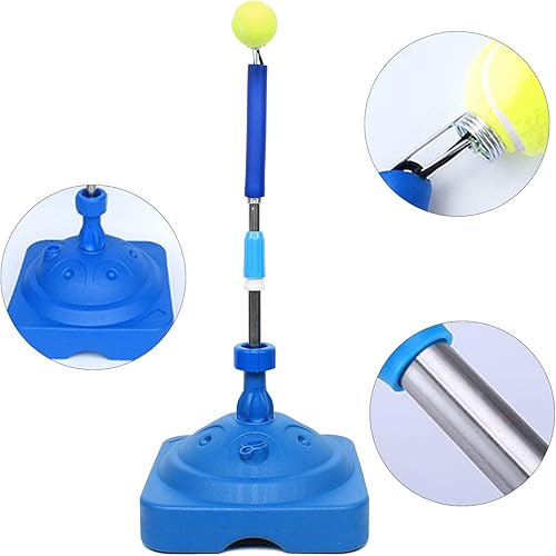 Miniatura 4 de Pelota de rebote para entrenador, equipo de entrenamiento de tenis solo, herramienta de entrenamiento de tenis portátil, kit de rebote de tenis,