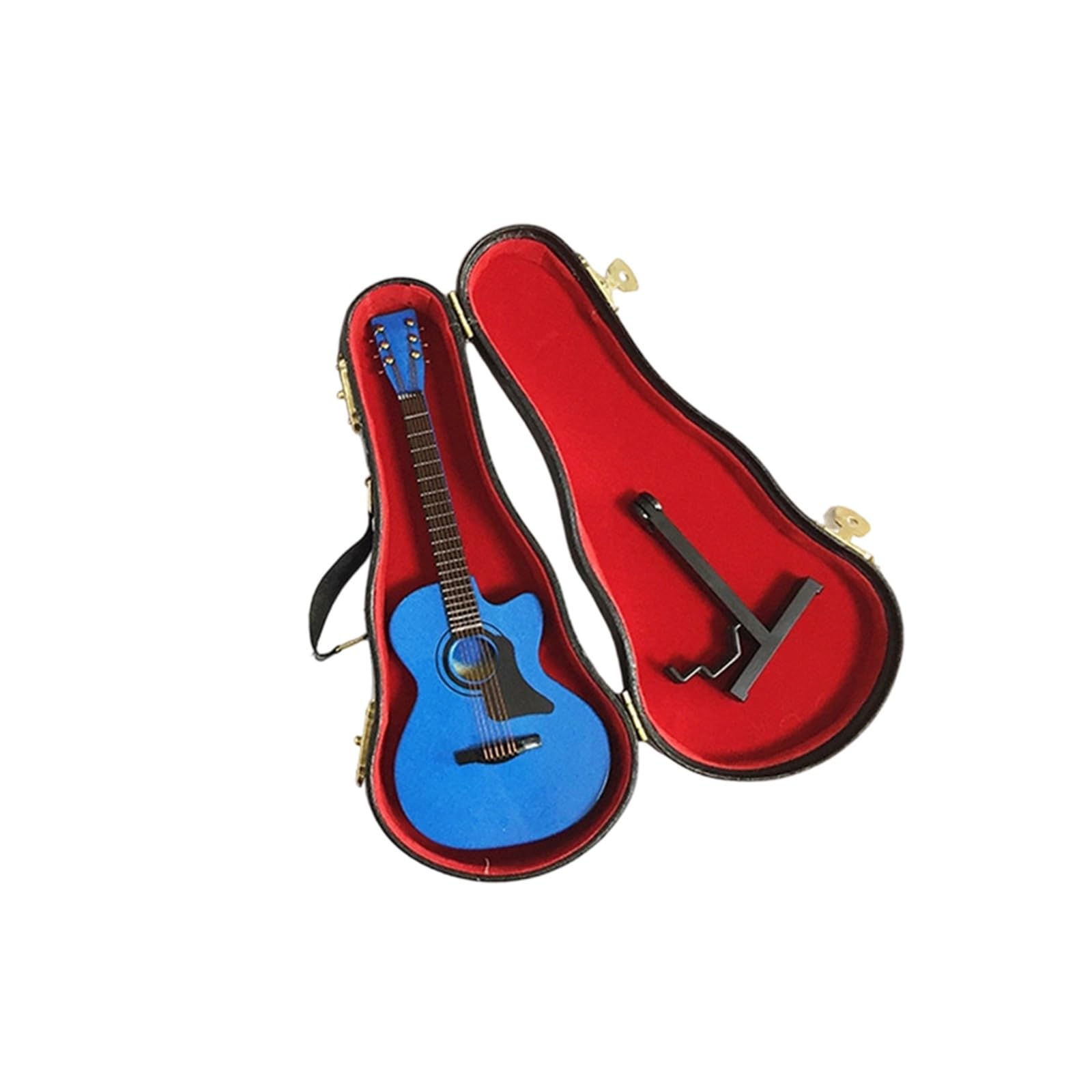 Ozdoby na instrumenty muzyczne Miniaturowe ozdoby w kształcie niebieskich gitar(Blue)