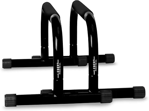 Miniatura 4 de Lebert Fitness Parallette - Soporte de estación de inmersión para barras de empuje, perfecto para el hogar y el garaje, equipo de ejercicio,