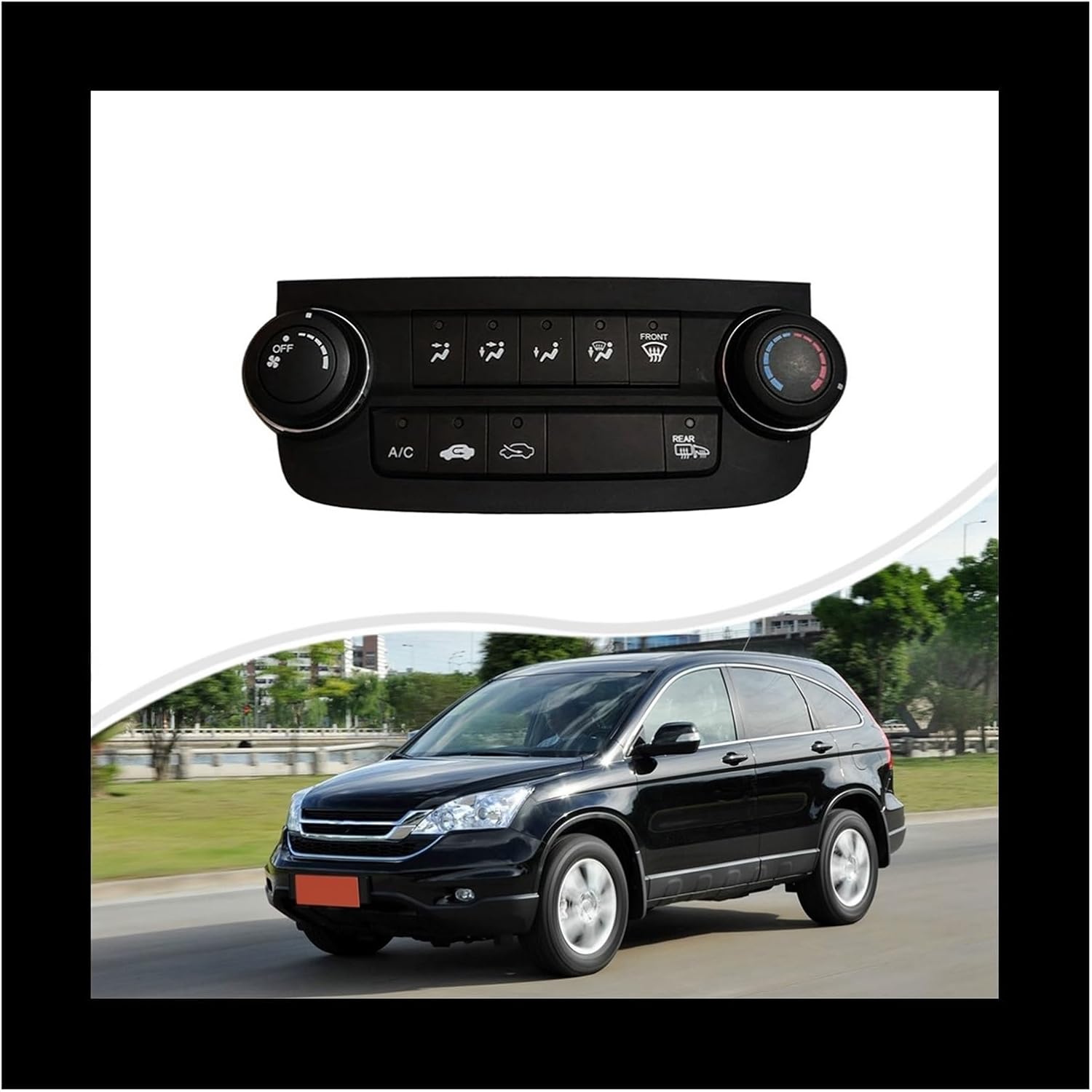 79600-SWA-A42 Car Air Conditioning Panel Switch AC Air Conditioning Switch Control Panel Compatible for CR-V 2007-2011