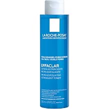 La Roche Posay Effaclar Pore Refining Lotion with Active Ingredient LHA and Salicylic Acid For Oily Blemished Skin Micro-Exfoliating and Soothing Skin 200 ml
