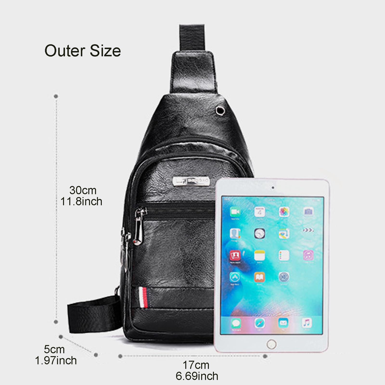 Ccw Sling Bag Tactical Shoulder Chest Pack Carry Crossbody Bag Backpack for Range, Travel, Hiking, Outdoor Sports