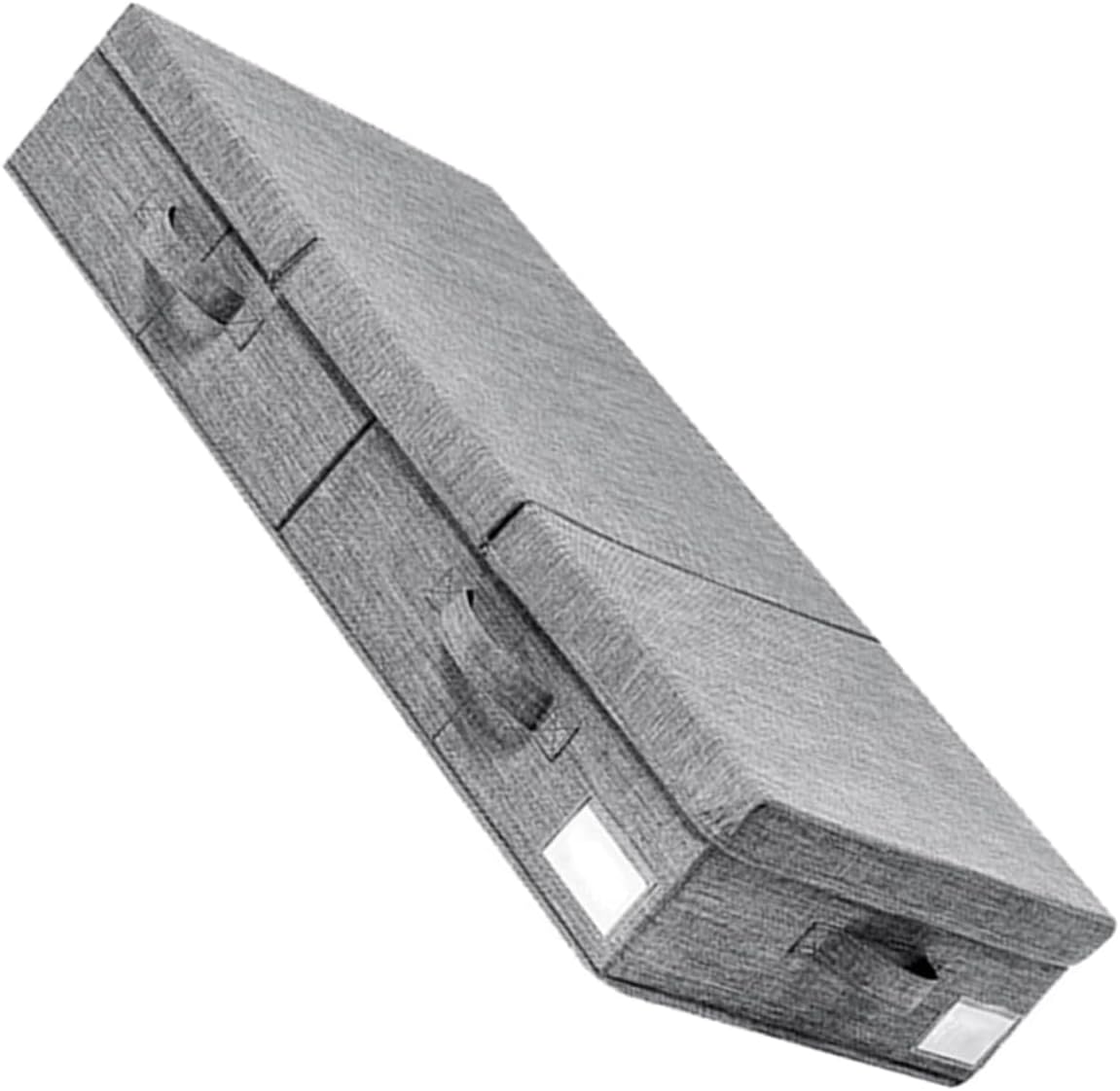 Ciieeo Bed Storage Organizer Foldable Clothes Storage Box Multi-functional Sundries Container Clamshell Design Sturdy Fabric Space Saver for Bedroom Closet and Dormitory