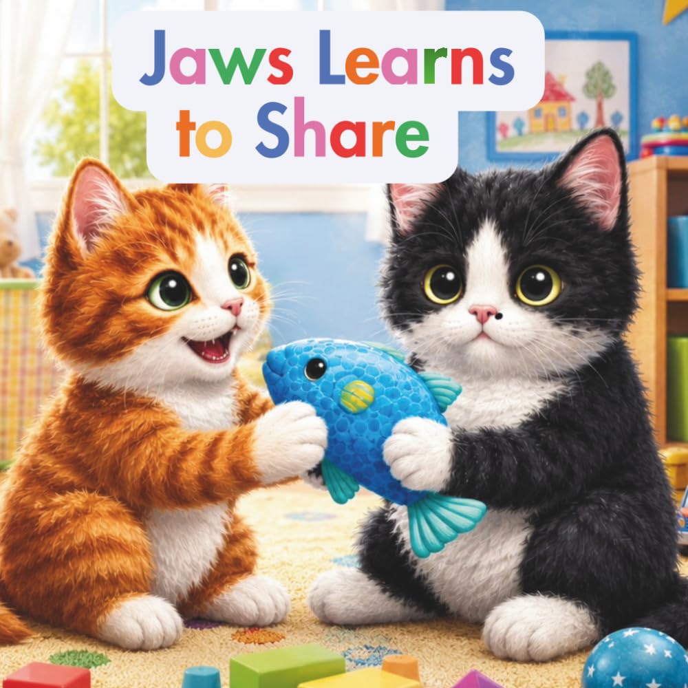 Jaws Learns to Share: A Sweet Story About Sharing and Friendship (The Adventures of Jaws the Cat)