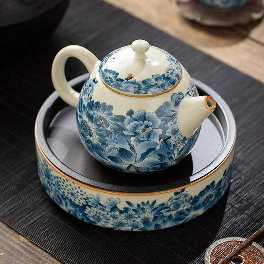 Tetera Hierro Fundido Tetera de cerámica, Tetera, elaboración de té, té doméstico, Tetera Individual, Juego de té Kung Fu Juego de Te