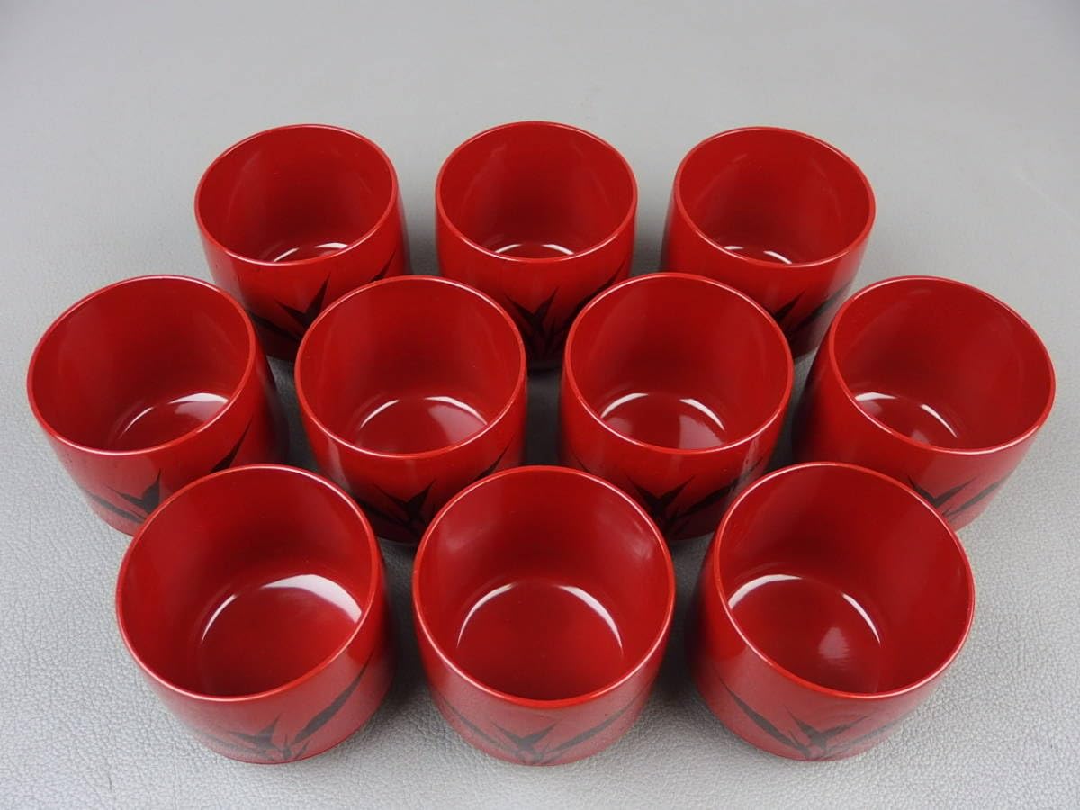 竹節　箸洗椀　5客セット　骨董 竹節箸洗椀5客セット骨董