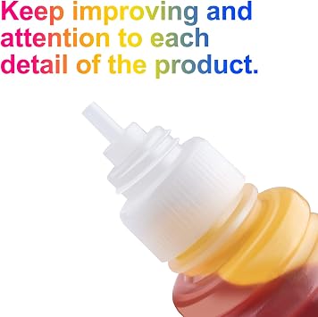 Uniwork Compatible Refill Ink Bottle Replacement for Epson 774 664 T774 T664 for ET-2650 ET-2550 ET-16500 ET-4500 ET-4550 ET-3600 ET-2600 ET-4550 Printer Tray (Black, Cyan, Magenta, Yellow, 5 Pack)