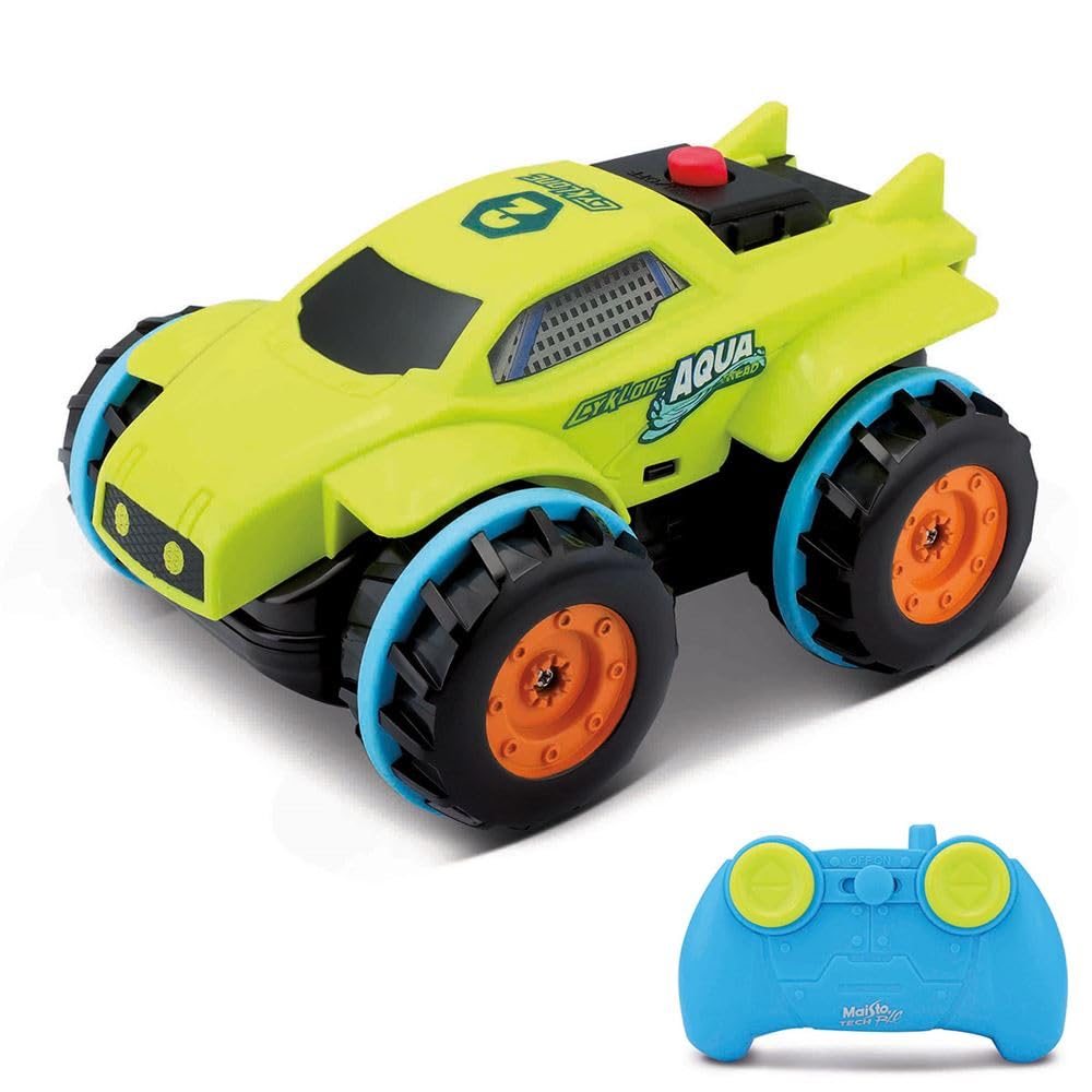 Moto RC Maisto Tech CYKLONE 2.4 GHz Jaune - Télécommande Pour Enfants Dès 5 Ans