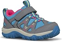 Vista 64 de Merrell Tenis de senderismo Trail Chaser unisex para niños Azul Marino/Verde