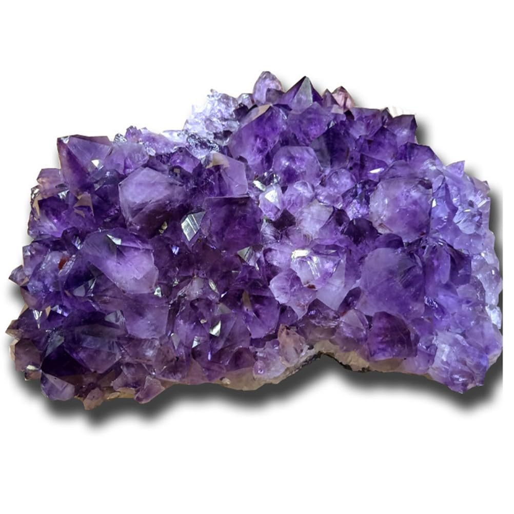 QWZTAEOZA Amethyst Crystal, Geode Crystals, Cristal Stone, Raw Cluster, Protection, Purple, Gifts, for,2300G