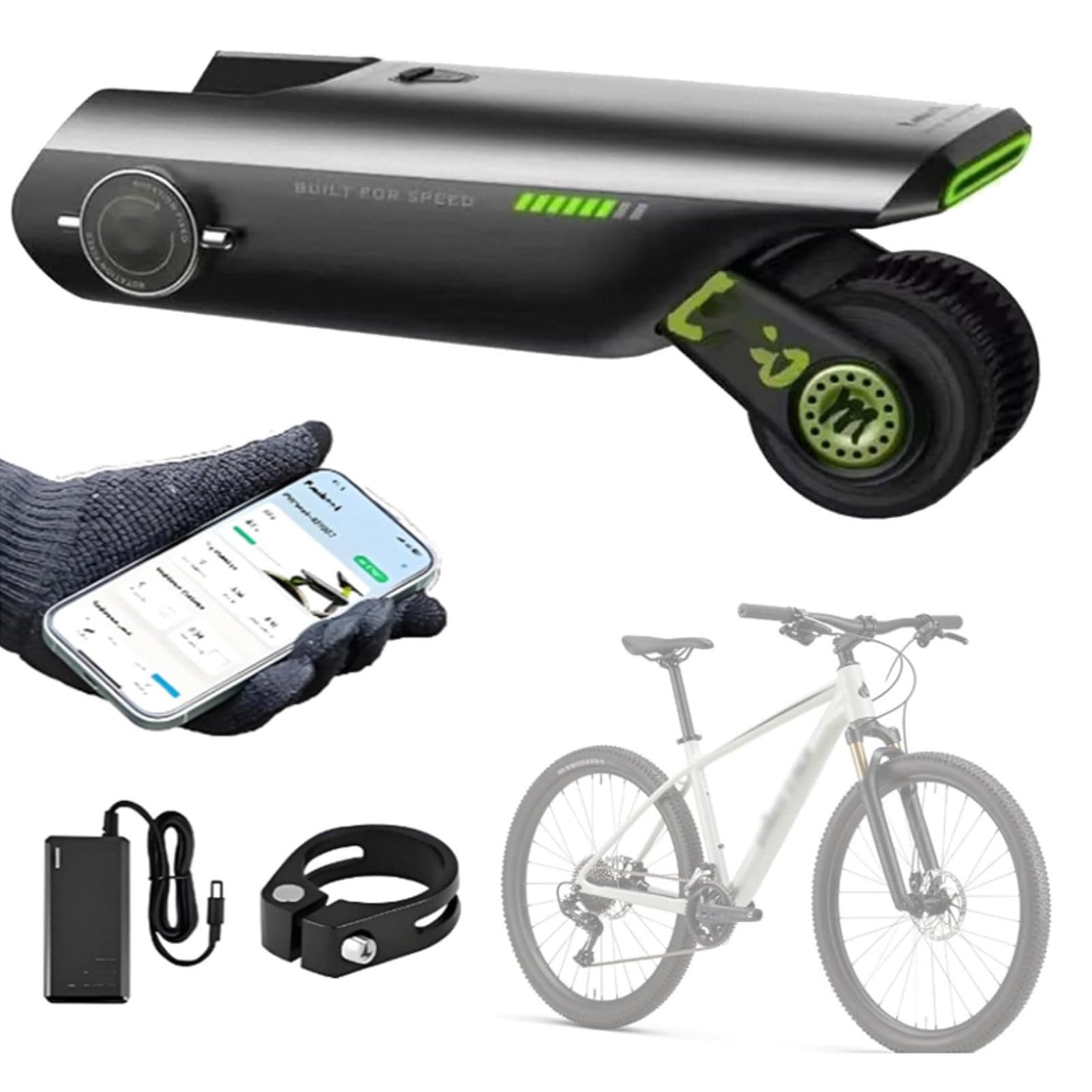 Evita el cansancio en montaña con el kit de asistencia para bicicleta eléctrica y motor de 200W