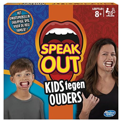 Hasbro C3145104 Speak out: Barn mot föräldrar, lek