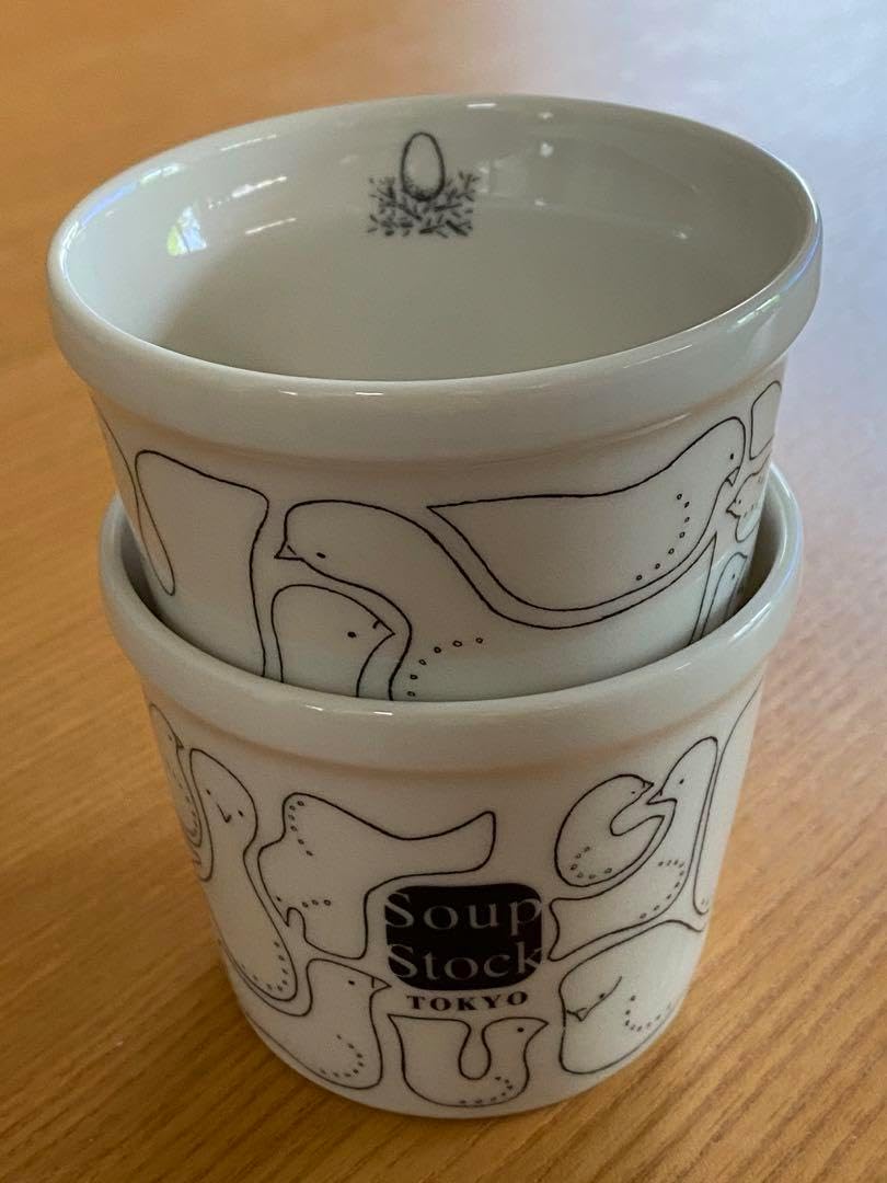 スープストックとミナペルホネンがコラボしたスープカップ 2個セット