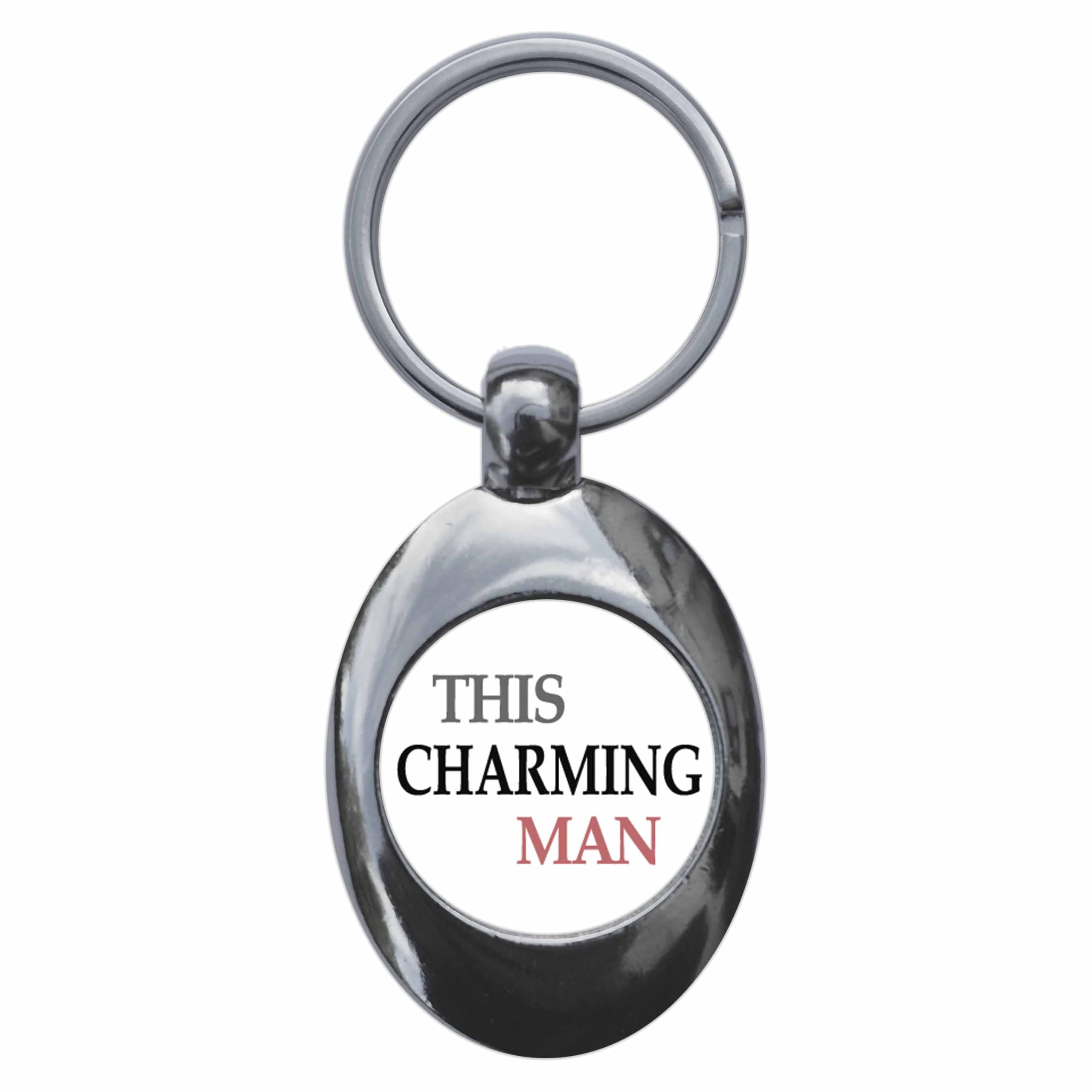 Ozorath This Charming Man Keyring Keychain Key Ring Chain With Trolley Coin