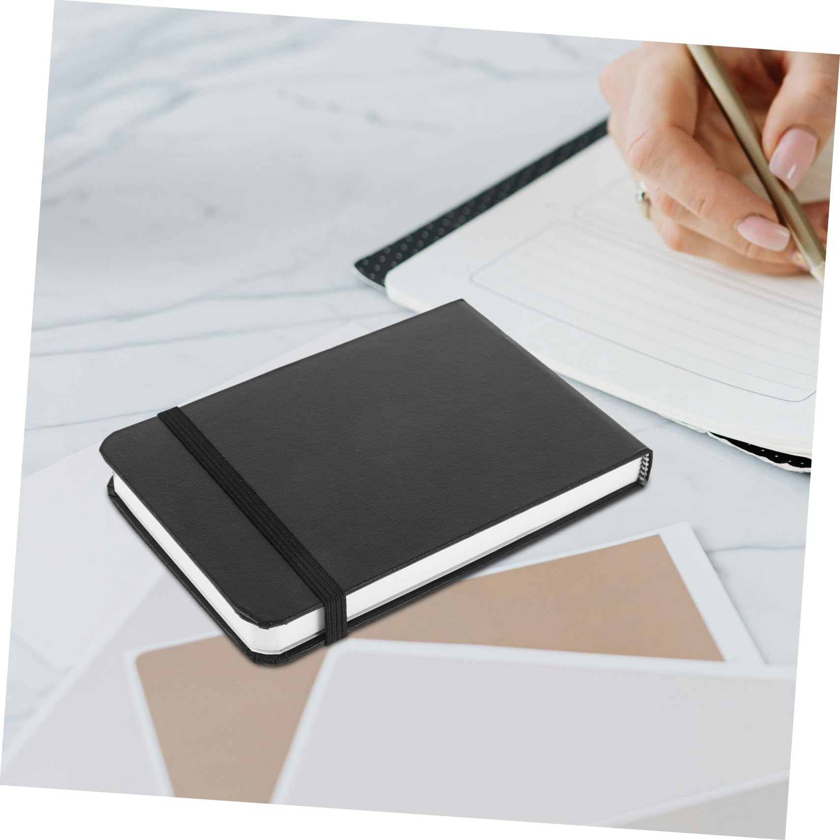 VILLCASE 3 Mini Cuadernos De Bocetos Artísticos Papel De Acuarela Y Rotuladores Para El Hogar Y La Oficina.