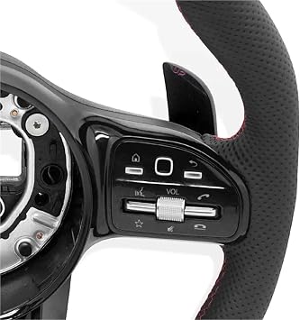 Car Steering Wheel Compatible With Mercedes Benz AMG A B C E S G V Cls W197 W205 W213 W216 W217 W218 W222 W253 W257 W463 W464(Full set Assembly)