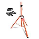 5 Core Adjustable Speaker Stand Tripod Height 40 to 72 Inches Max Load 100 lbs Heavy Duty Portable PA DJ Studio Monitor Mount w 35mm Compatible Insert for Stage & Home Use Orange - SS ECO 1PK ORG WOB